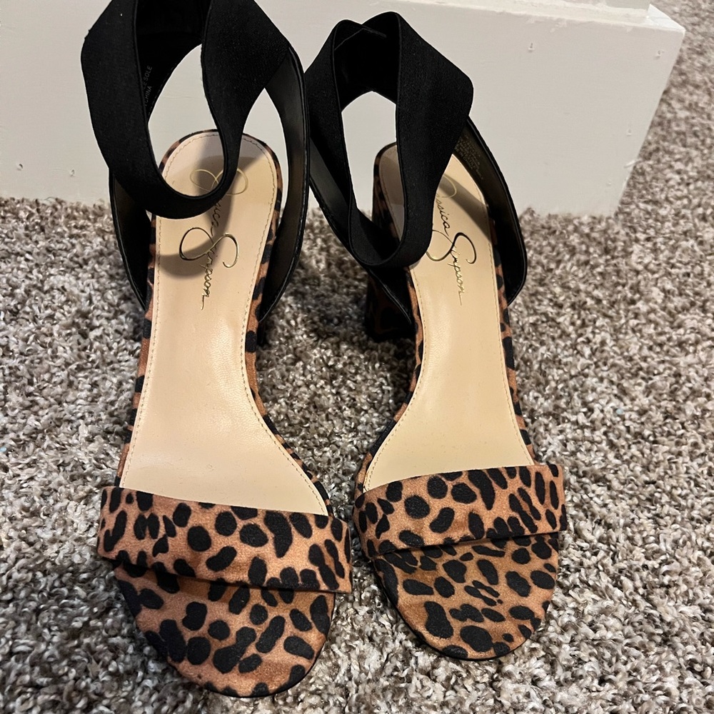Jessica Simpson Cheetah Print Heels